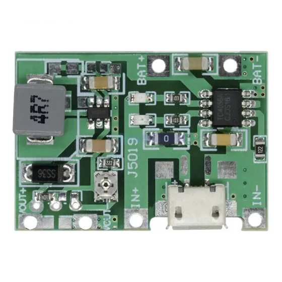J5019 HW 357 Li ion Battery Charging and Boost Converter Module  5V USB Output Charger Board in 